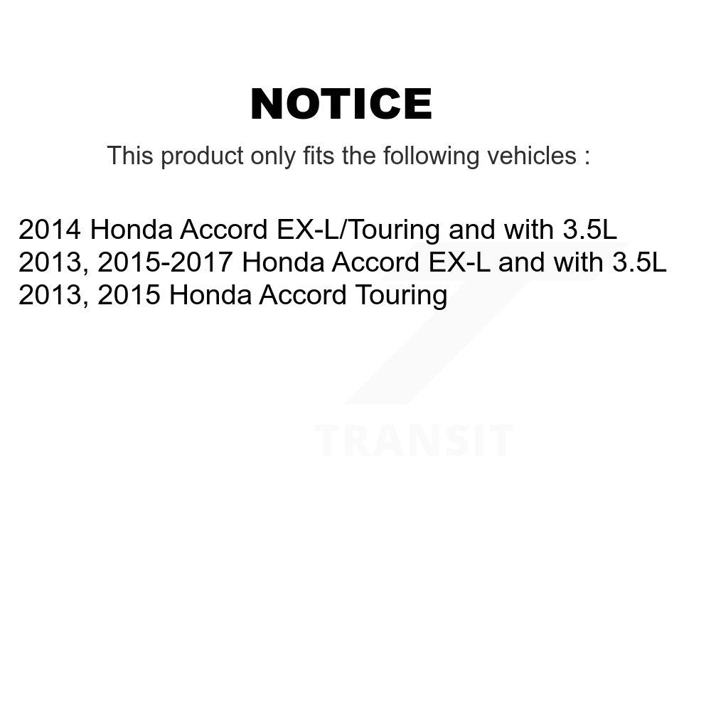 Front Rear Ceramic Pads And Disc Brake Rotors Kit For Honda Accord K8A-102385