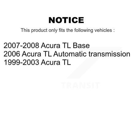 Front Rear Ceramic Pads And Disc Brake Rotors Kit For Acura TL K8A-102673