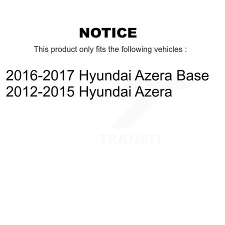 Front Rear Ceramic Pads And Disc Brake Rotors Kit For Hyundai Azera K8A-102867