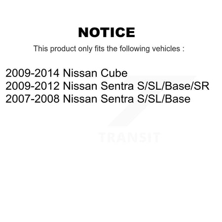 Front Rear Disc Brake Rotors Ceramic Pads And Drum Kit For Nissan Sentra Cube K8A-104904