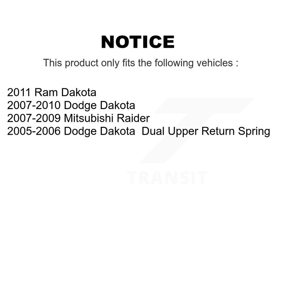 Front Rear Brake Rotor Semi-Metallic Pad & Drum Kit (9Pc) For Dakota Dodge Ram Mitsubishi K8A-105640