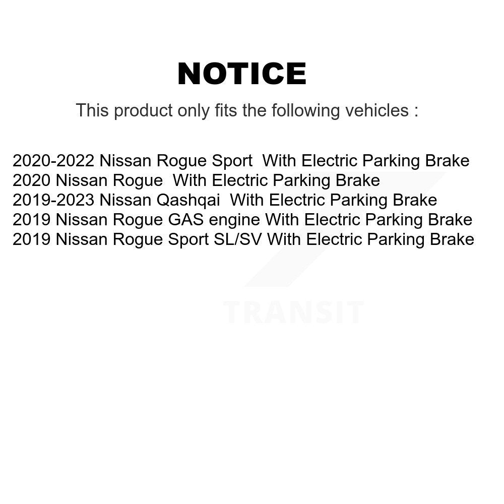 Front Rear Disc Brake Rotors And Ceramic Pads Kit For Nissan Rogue Sport Qashqai K8C-103176