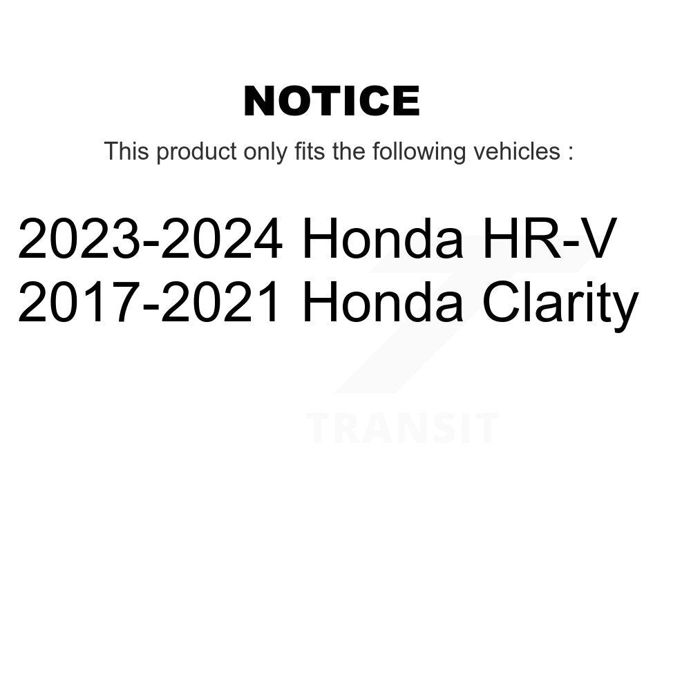 Rear Disc Brake Rotors And Ceramic Pads Kit For Honda HR-V Clarity K8C-103726