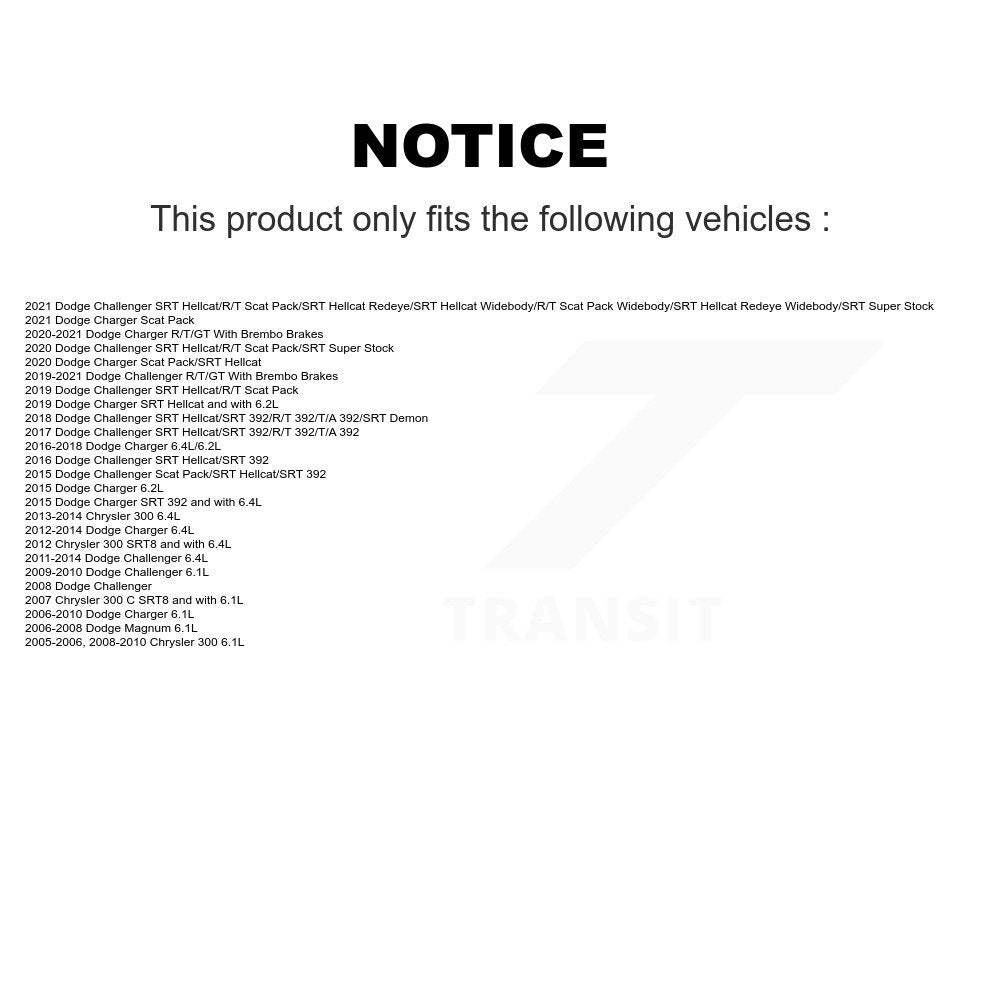 Rear Disc Rotors Ceramic Pads Parking Shoes Kit For Dodge Charger Chrysler 300 Challenger K8C-103895