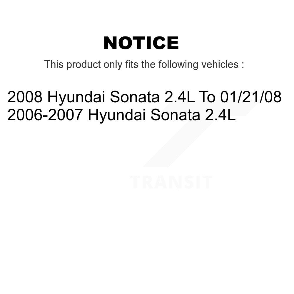 Rear Disc Rotors Ceramic Pads Parking Brake Shoes & Hardware Kit For Hyundai Sonata 2.4L K8C-104332