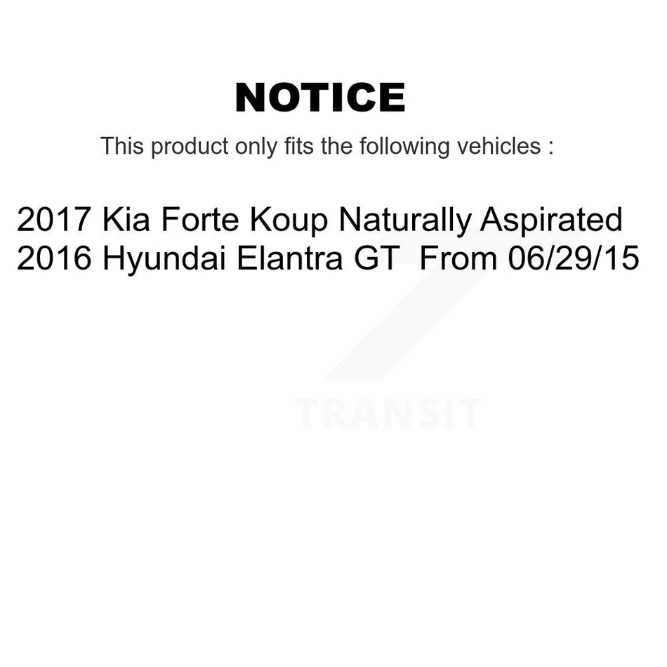 Front Rear Disc Brake Rotors And Semi-Metallic Pads Kit For Kia Forte Hyundai Elantra GT Forte5 Koup K8F-101407