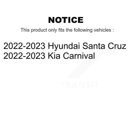 Rear Disc Brake Rotor & Semi-Metallic Pad Kit For Kia Carnival Hyundai Santa Cruz Sorento K8F-104312