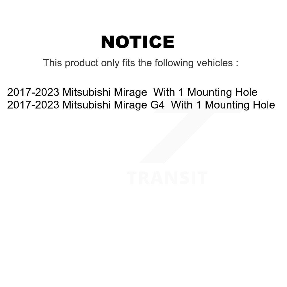 Front Rear Disc Brake Rotor Semi-Metallic Pad Drum Kit For 2017-2023 Mitsubishi Mirage G4 K8F-104340
