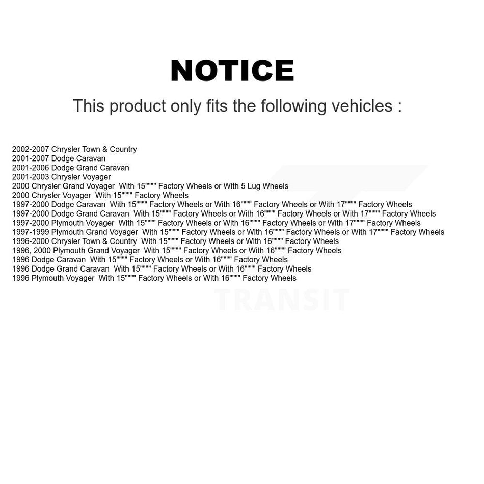 Rear Brake Drum Shoe Kit For Dodge Caravan Grand Chrysler Town & Country Plymouth Voyager K8N-100178