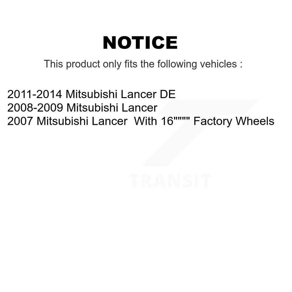 Rear Brake Drum Shoes Kit For Mitsubishi Lancer K8N-100214