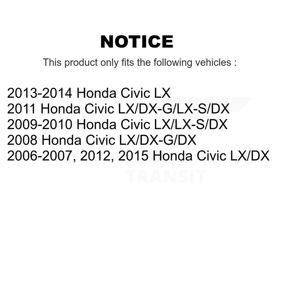 Rear Brake Drum Shoes And Spring Kit For Honda Civic K8N-100374