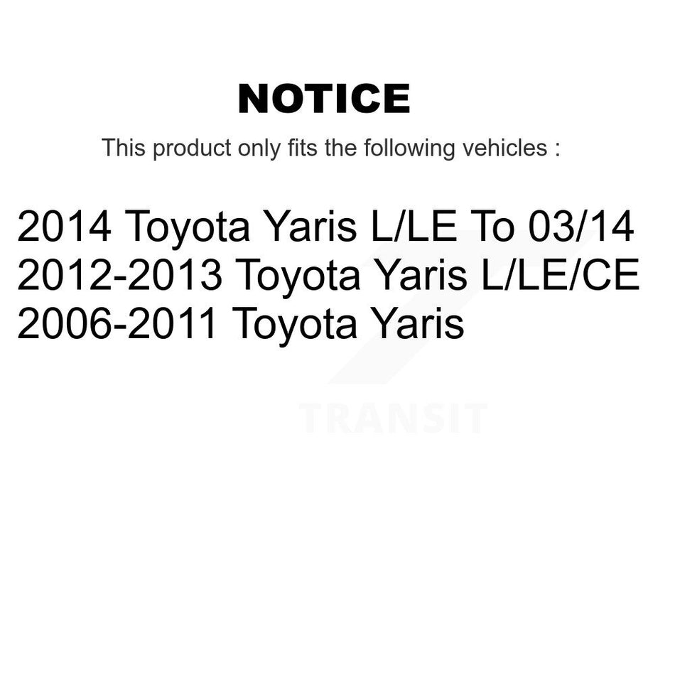 Rear Brake Drum Shoes And Spring Kit For Toyota Yaris K8N-100377