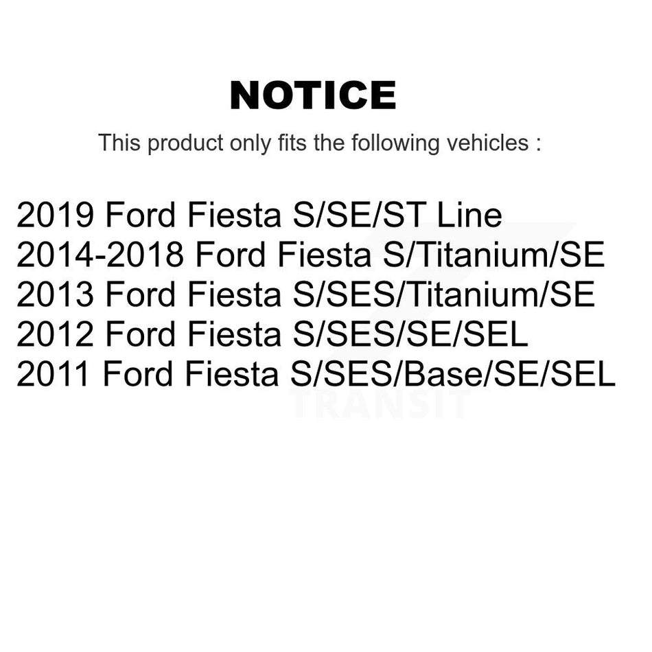 Rear Brake Drum Shoes And Spring Kit For Ford Fiesta K8N-100380