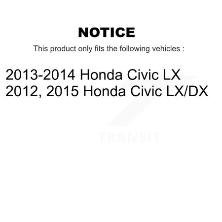 Rear Brake Drum Shoes Spring And Cylinders Kit For Honda Civic K8N-100688