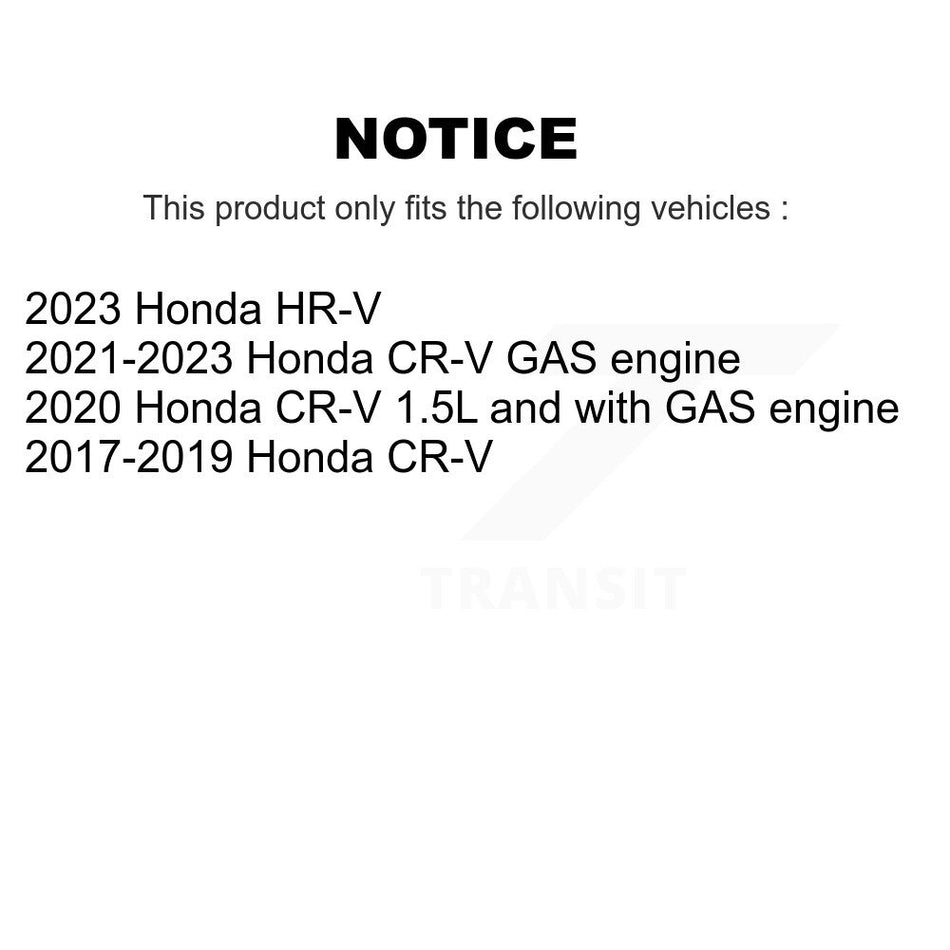 Front Disc Brake Rotors And Ceramic Pads Kit For Honda CR-V K8T-103068