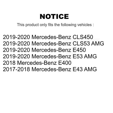Rear Brake Rotor And Ceramic Pad Kit For Mercedes-Benz E400 E450 E53 AMG E43 CLS53 CLS450 K8T-104804