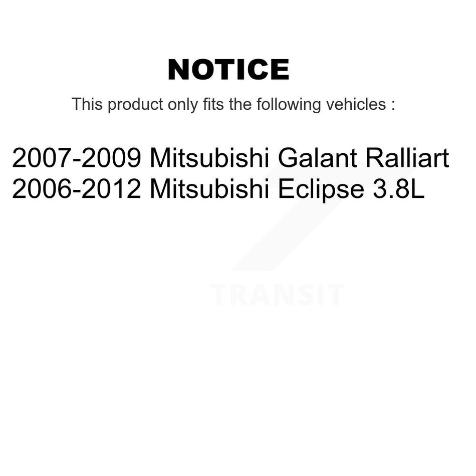 Rear Disc Rotors Ceramic Pads And Parking Brake Shoes Kit For Mitsubishi Eclipse Galant K8T-105638