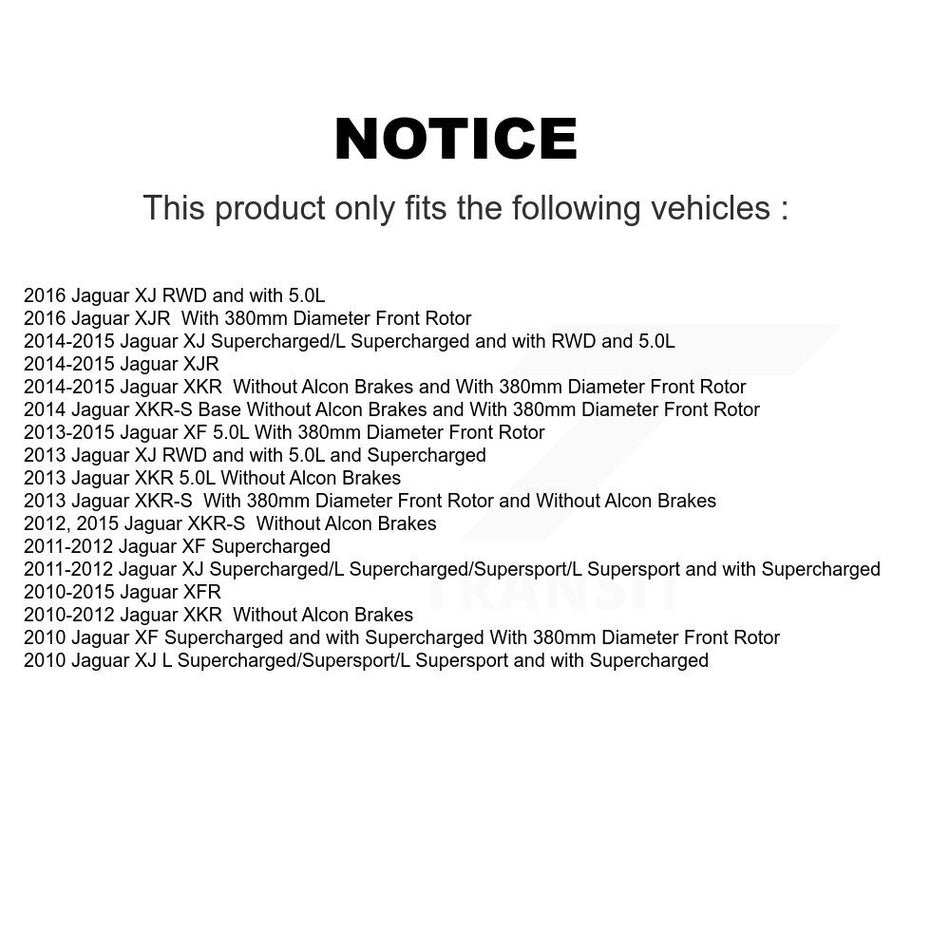 Front Rear Hub Bearing Coat Brake Rotor Pads Shoe Kit (10Pc) For Jaguar XF XJ XKR XFR XJR KBB-127468