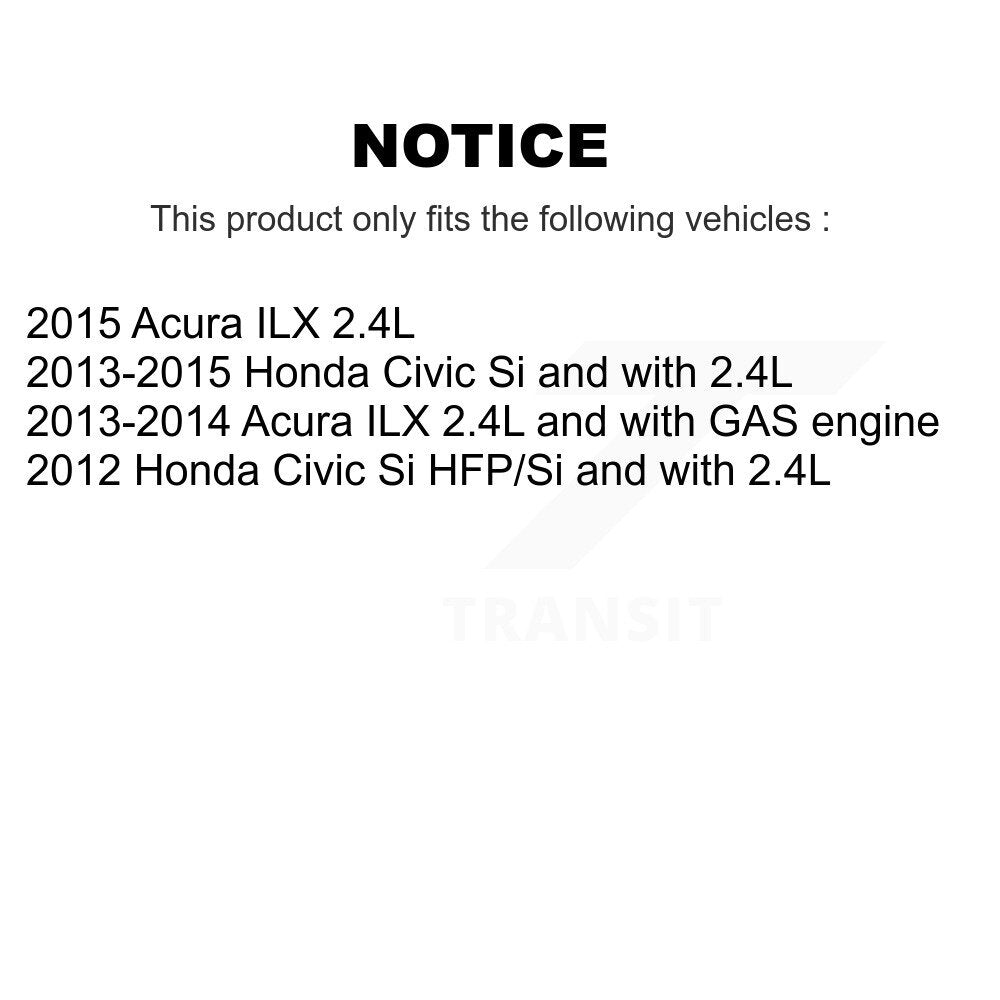 Front Wheel Bearing Disc Brake Rotors And Ceramic Pads Kit For Honda Civic Acura ILX KBB-129219