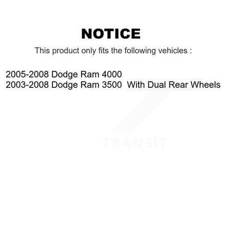 Front Rear Brake Caliper Left Right Side (Driver Passenger) Kit For Dodge Ram 3500 4000 KBC-100020