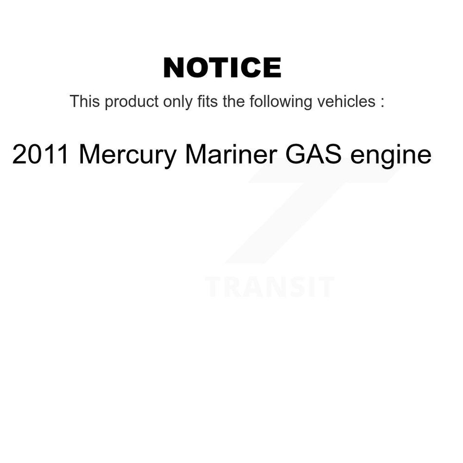 Front Rear Disc Brake Caliper Left Right Side Kit For 2011 Mercury Mariner GAS engine KBC-100025