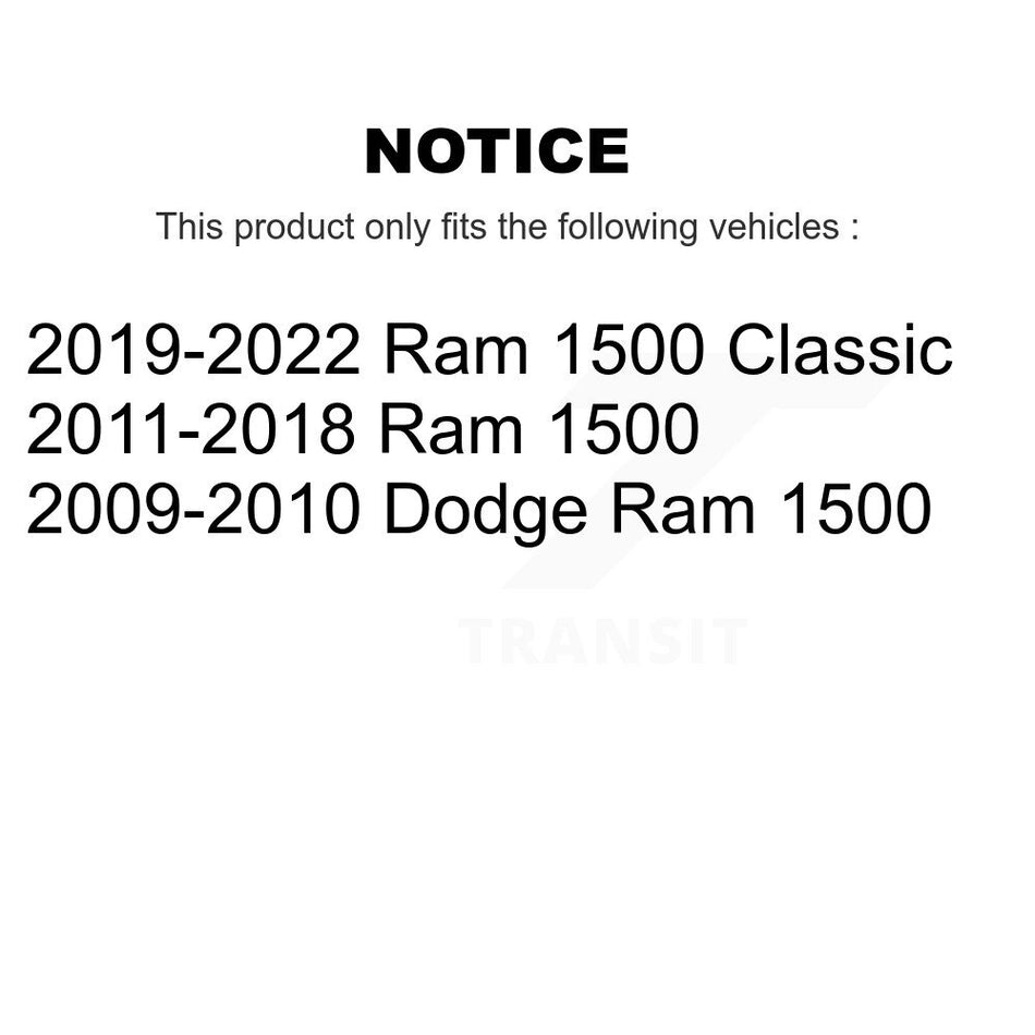 Front Rear Brake Caliper Left Right Driver Passenger Side Kit For Ram 1500 Classic Dodge KBC-100078