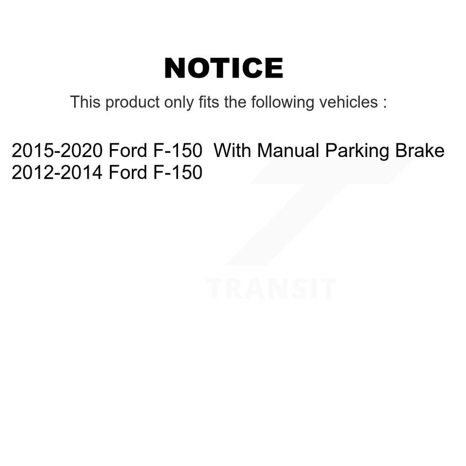 Front Rear Disc Brake Caliper Assembly Left Right Side (Driver Passenger) Kit For Ford F-150 KBC-100094