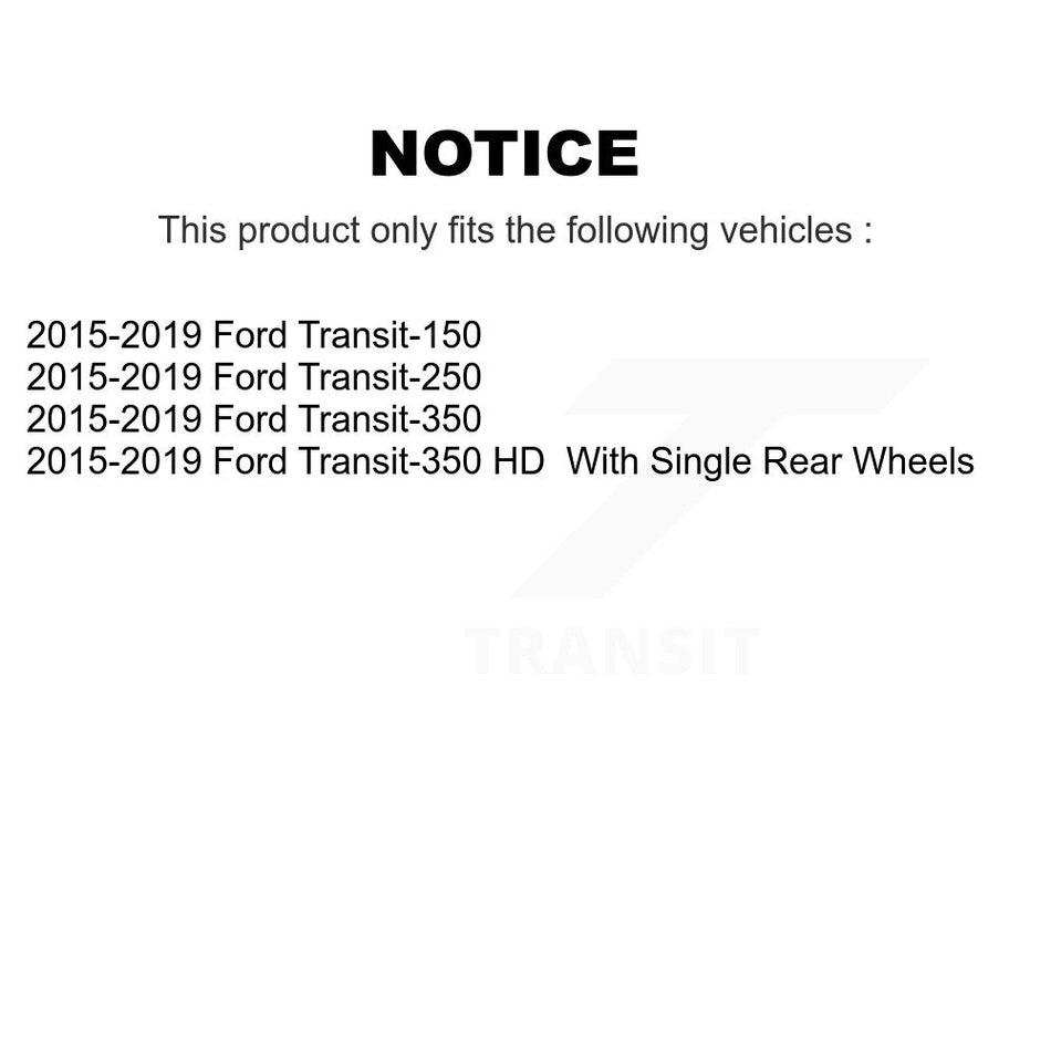 Front Rear Brake Caliper Kit For 2015-2019 Ford Transit-250 Transit-150 Transit-350 HD KBC-100096