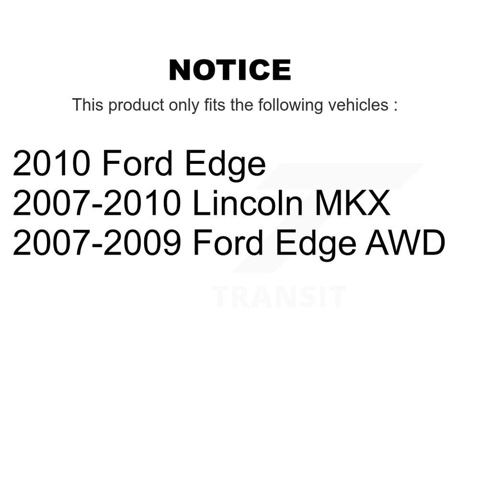 Front Disc Brake Caliper Left Right Side (Driver Passenger) Kit For Ford Edge Lincoln MKX KBC-100117