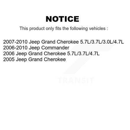 Front Brake Caliper Left Right (Driver Passenger) Kit For Jeep Grand Cherokee Commander KBC-100119