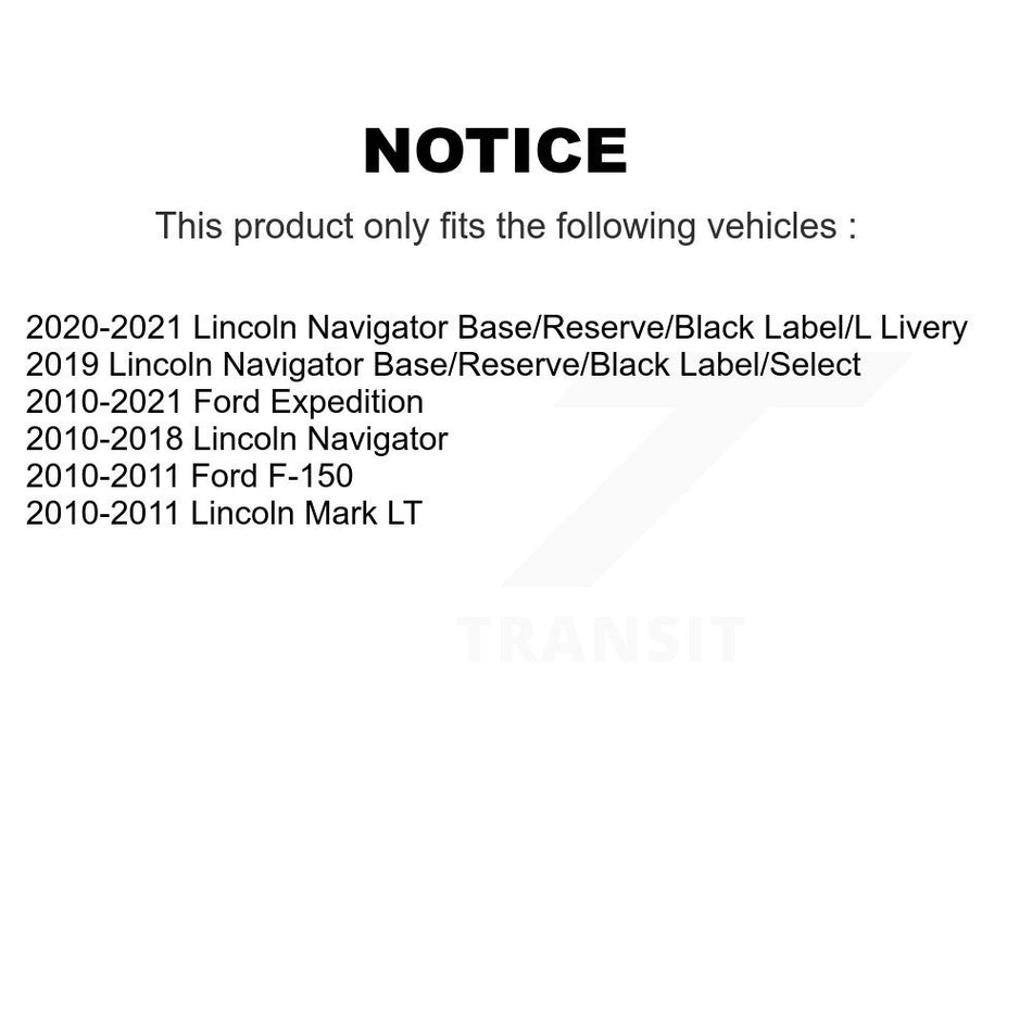 Front Disc Brake Caliper Assembly Left Right Side (Driver Passenger) Kit For Ford F-150 Expedition Lincoln Navigator Mark LT KBC-100122