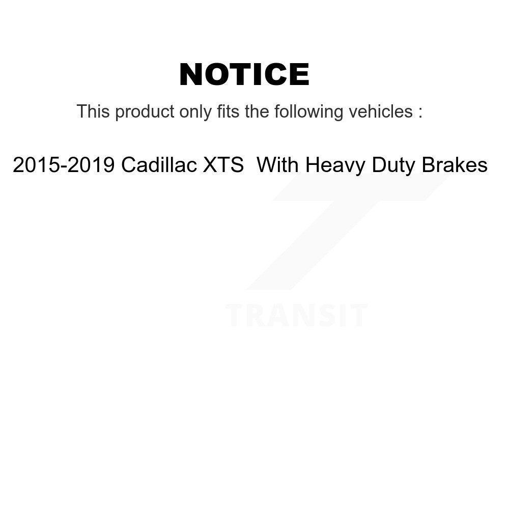 Front Brake Caliper Left Right Side Kit For 2015-2019 Cadillac XTS With Heavy Duty Brakes KBC-100123