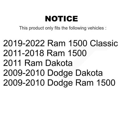 Front Brake Caliper Left Right (Driver Passenger) Kit For Ram 1500 Classic Dodge Dakota KBC-100167