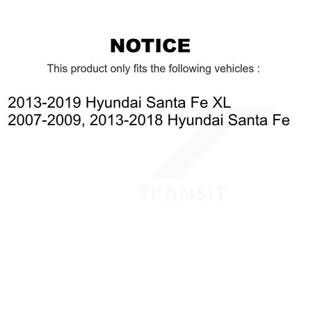 Front Disc Brake Caliper Left Right Side (Driver Passenger) Kit For Hyundai Santa Fe XL KBC-100191