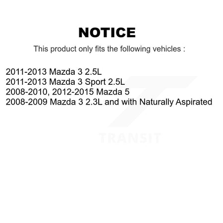Front Disc Brake Caliper Left Right Side (Driver Passenger) Kit For Mazda 3 5 Sport KBC-100195