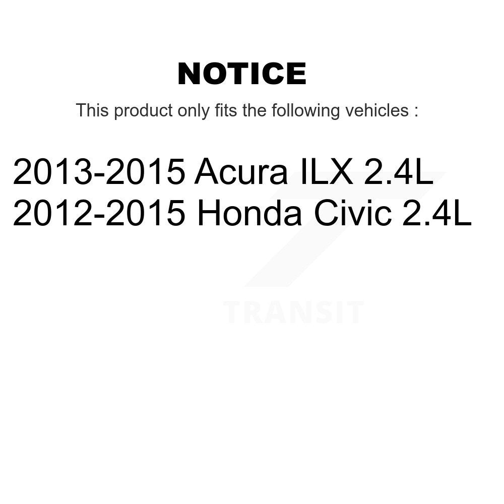 Front Brake Caliper Left Right Side (Driver Passenger) Kit For Honda Civic Acura ILX 2.4L KBC-100199