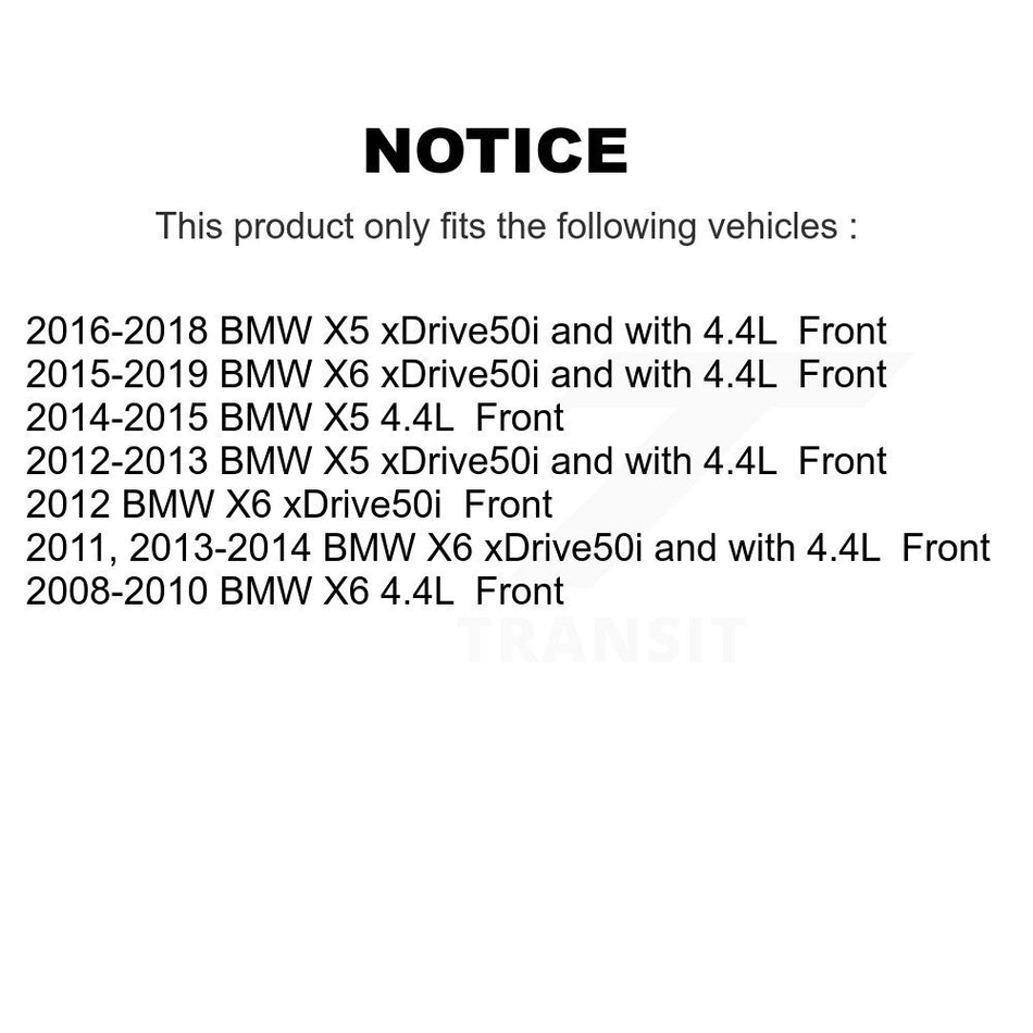 Front Disc Brake Caliper Assembly Left Right Side (Driver Passenger) Kit For BMW X5 X6 KBC-100205