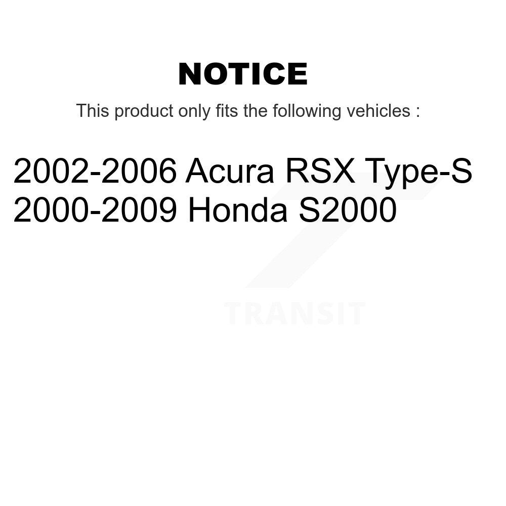 Front Disc Brake Caliper Left Right Side (Driver Passenger) Kit For Acura RSX Honda S2000 KBC-100244