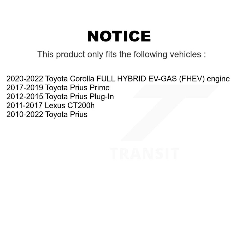 Front Brake Caliper (Left Right) Kit For Toyota Corolla Prius Prime Lexus CT200h Plug-In KBC-100253