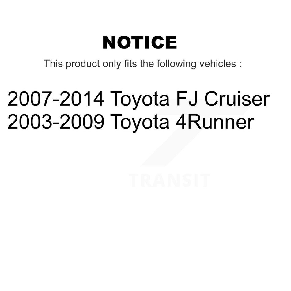 Rear Disc Brake Caliper Assembly Left Right Side (Driver Passenger) Kit For Toyota 4Runner FJ Cruiser KBC-100290