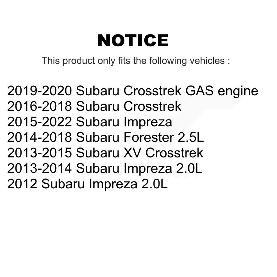 Rear Disc Brake Caliper Left Right Side Kit For Subaru Impreza Forester Crosstrek XV KBC-100327