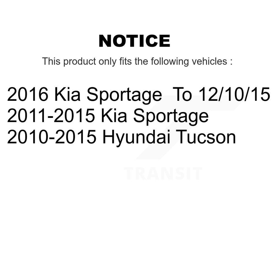 Rear Disc Brake Caliper Assembly Left Right Side (Driver Passenger) Kit For Hyundai Tucson Kia Sportage KBC-100339