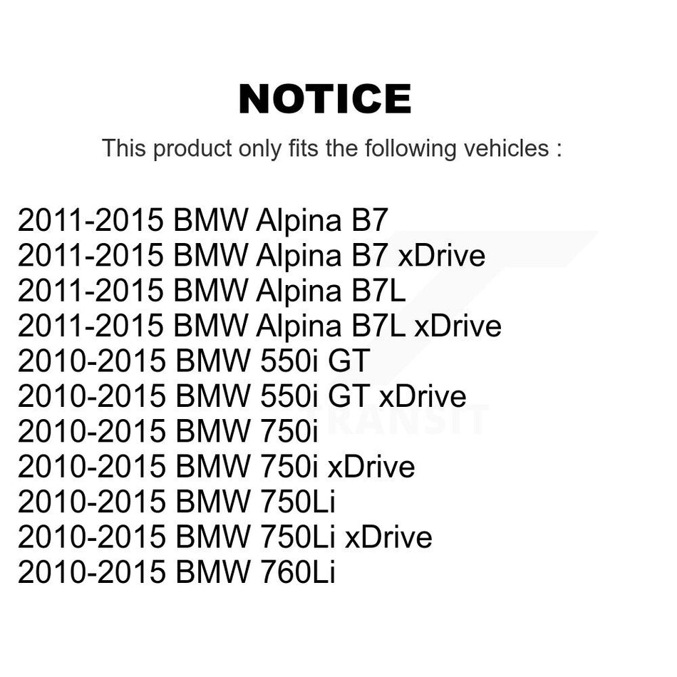 Rear Disc Brake Caliper Assembly Left Right Side (Driver Passenger) Kit For BMW 750Li xDrive 750i 550i GT Alpina B7 760Li B7L KBC-100418