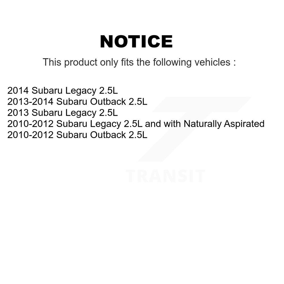 Front Rear Brake Caliper Left Right Side (Driver Passenger) Kit For Subaru Outback Legacy KBC-100473