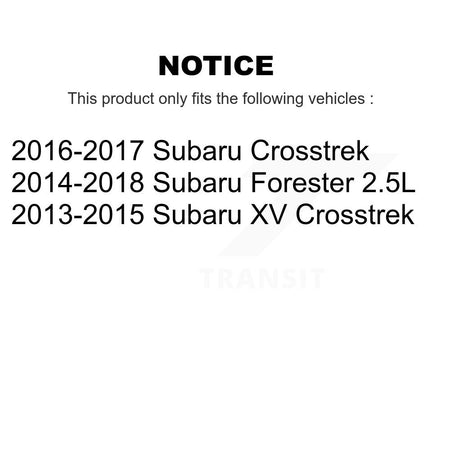 Front Rear Brake Caliper Left Right Driver Passenger Kit For Subaru Forester XV Crosstrek KBC-100475