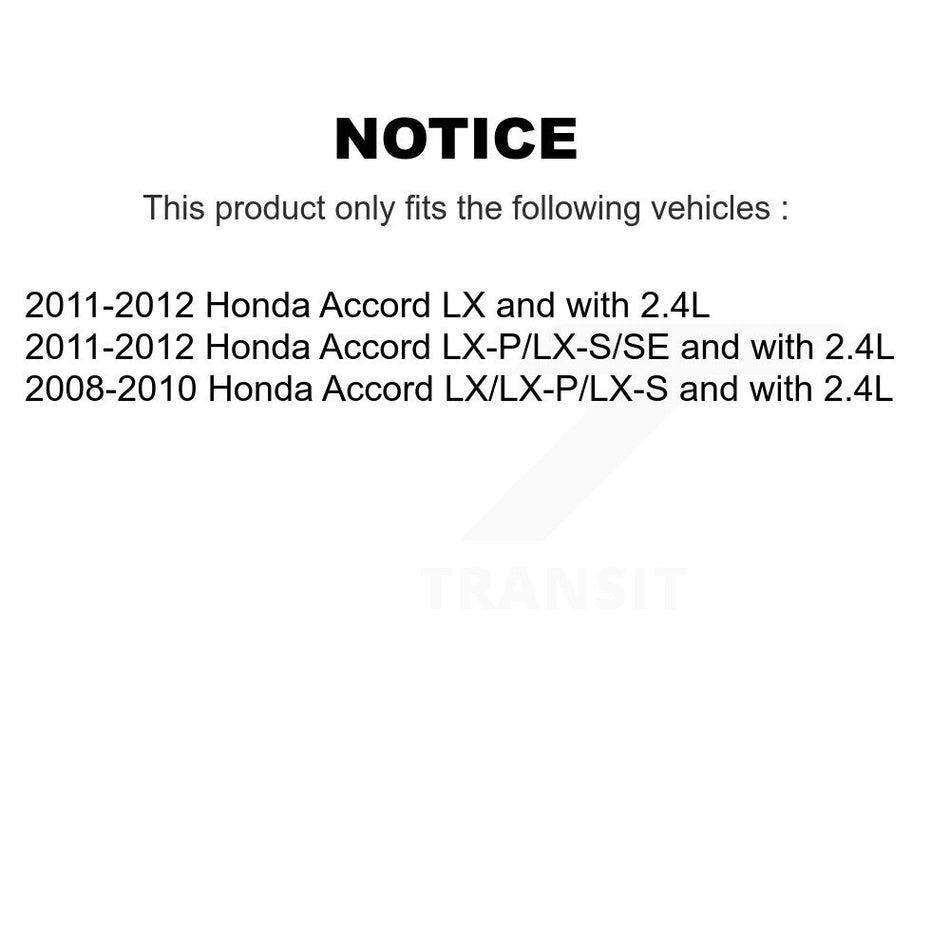 Front Rear Disc Brake Caliper Left Right Side (Driver Passenger) Kit For Honda Accord KBC-100499