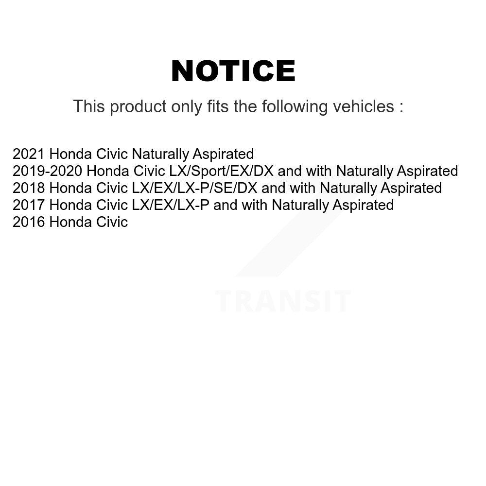 Front Rear Disc Brake Caliper Left Right Side (Driver Passenger) Kit For Honda Civic KBC-100507