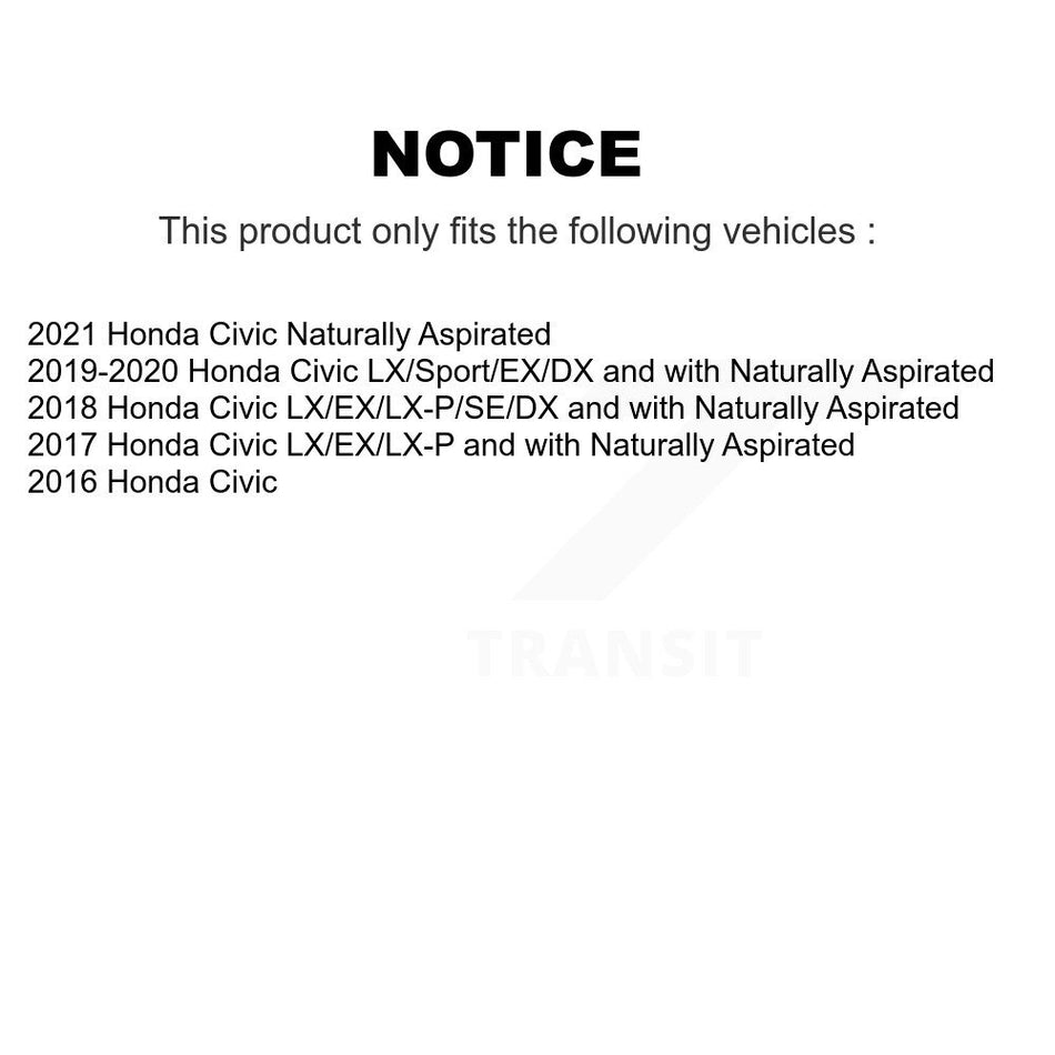 Front Rear Disc Brake Caliper Left Right Side (Driver Passenger) Kit For Honda Civic KBC-100507