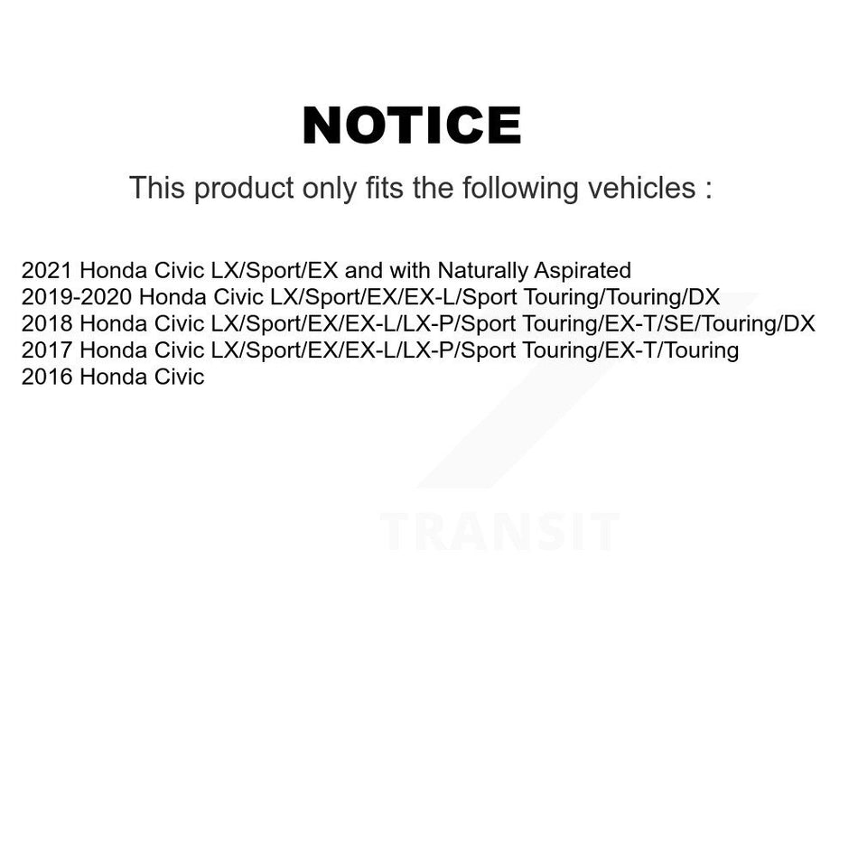 Front Rear Disc Brake Caliper Left Right Side (Driver Passenger) Kit For Honda Civic KBC-100507