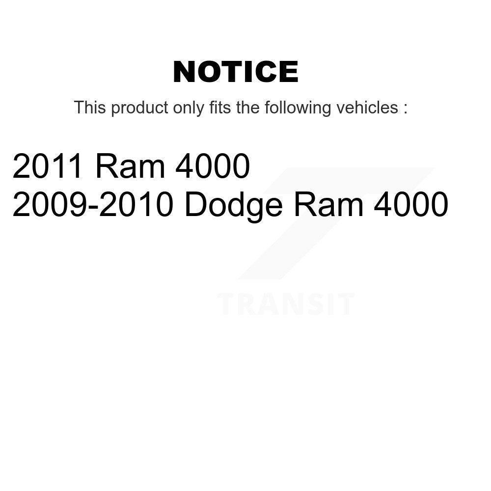 Front Rear Disc Brake Caliper Left Right Side (Driver Passenger) Kit For Ram Dodge 4000 KBC-100595